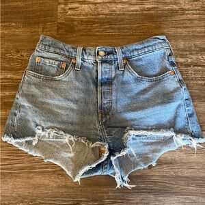 Levi's 501 denim jean shorts
